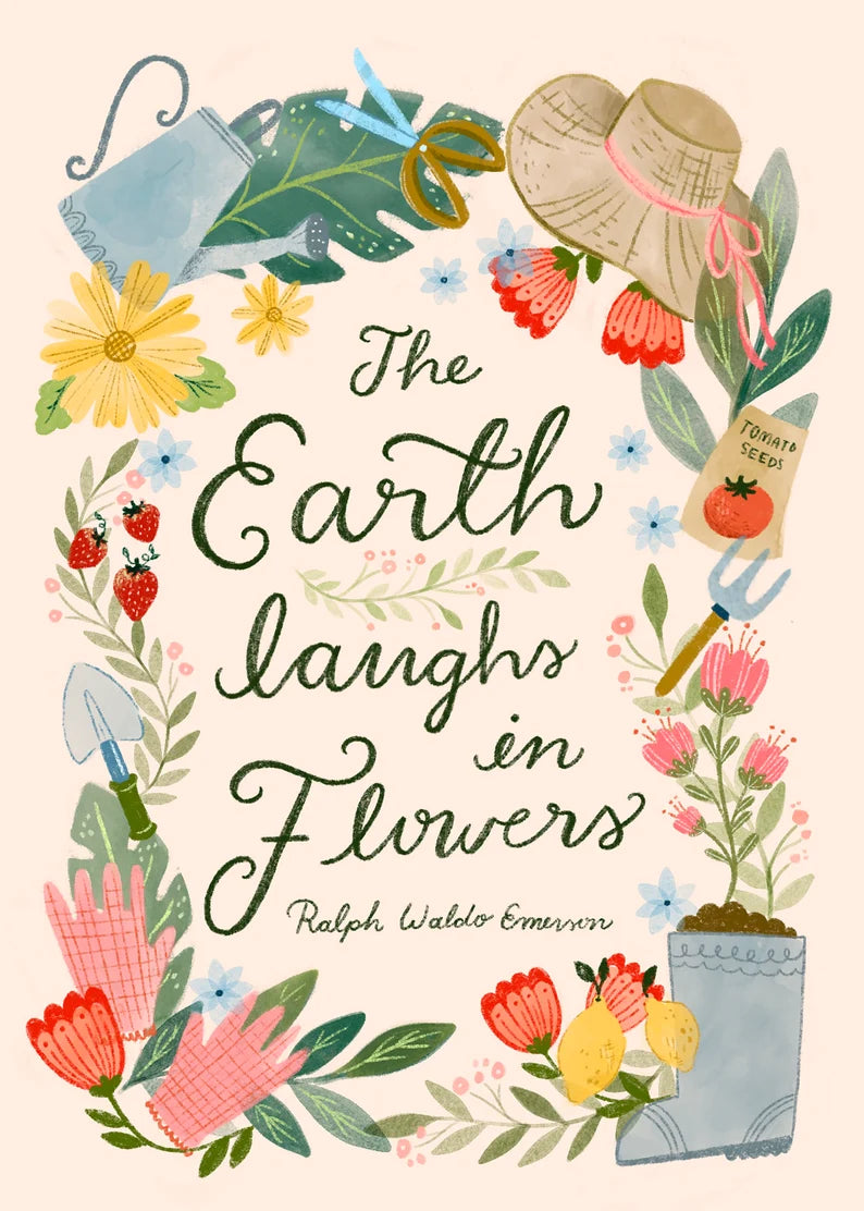 the earth laughs in flowers art print – The Getalong