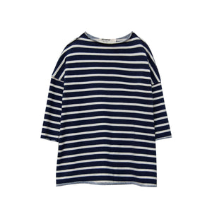 pullover dress | navy stripe