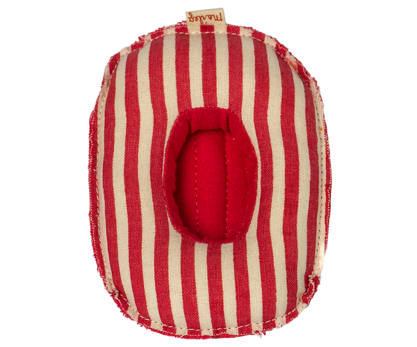 small mouse | rubber boat - red stripe