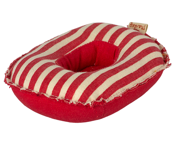 small mouse | rubber boat - red stripe