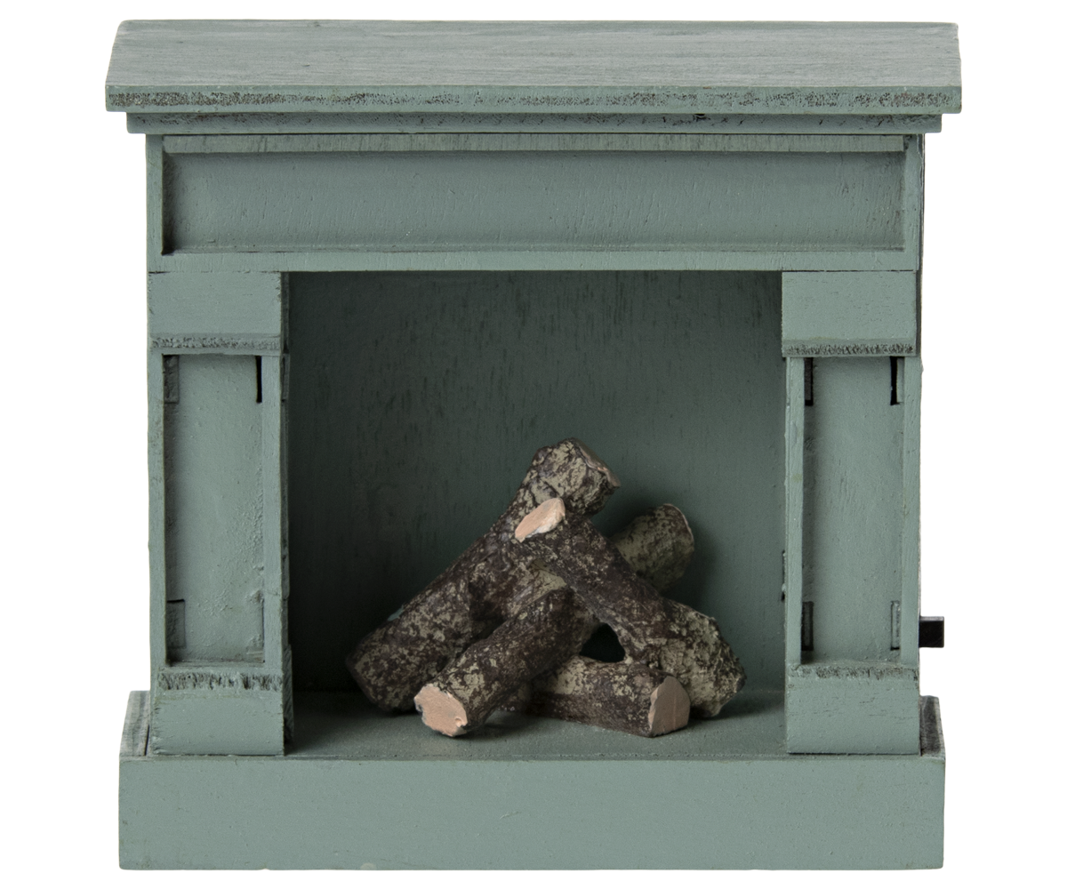 mouse | fireplace - blue