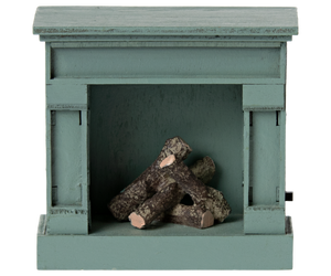 mouse | fireplace - blue