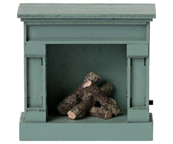 mouse | fireplace - blue