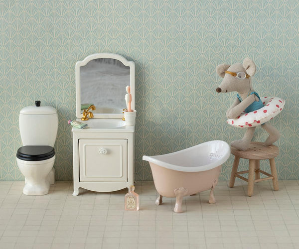 mouse | bathtub - rose
