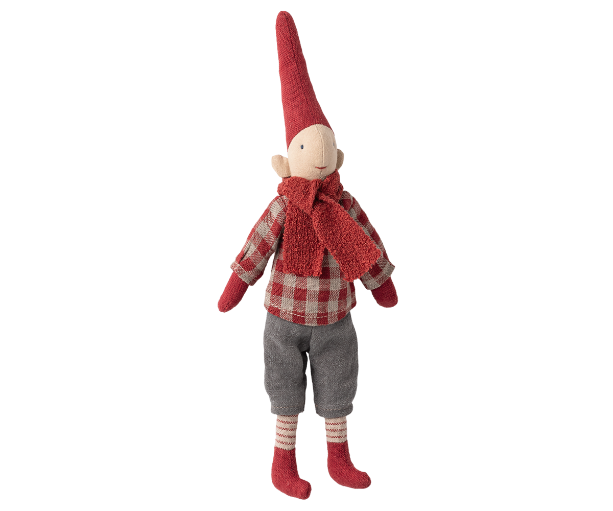 pixy boy | size 1 - red checkered shirt