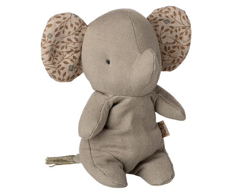 safari friends | mini elephant - iron grey