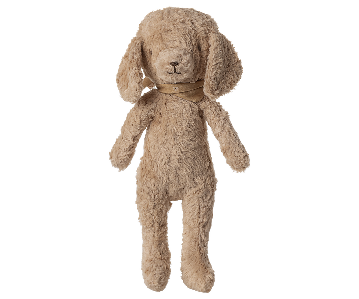 poodle dog | vintage plush - dusty powder