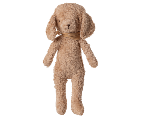 poodle dog | vintage plush - dusty powder