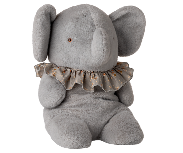 plush elephant | big - blue/grey