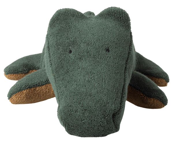 safari friends | small crocodile - forest green