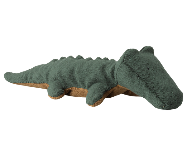 safari friends | small crocodile - forest green