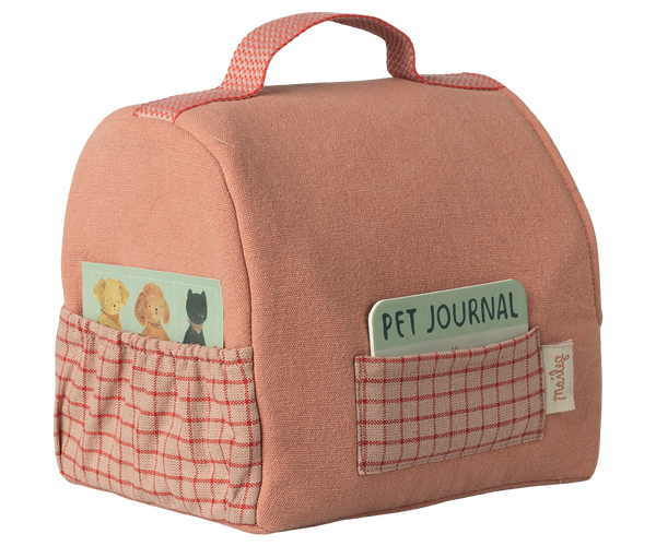 pet carrier | coral