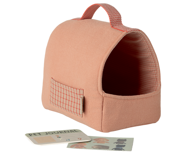 pet carrier | coral