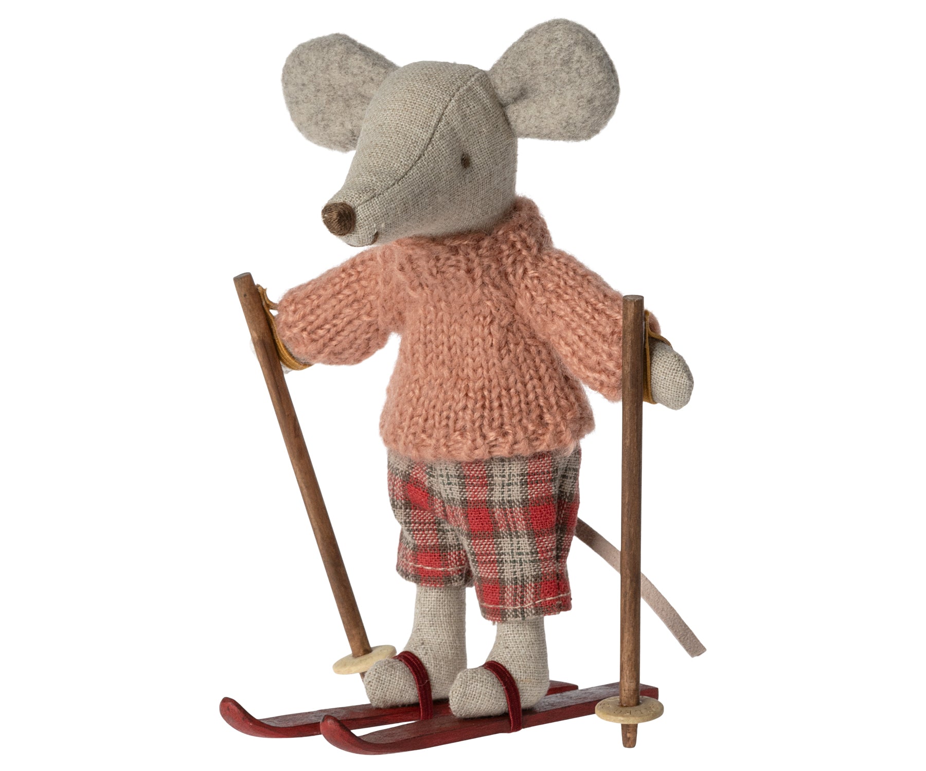 big sister | winter mouse with ski set