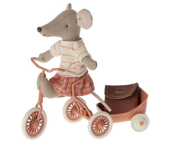 tricycle mouse | big sister - coral