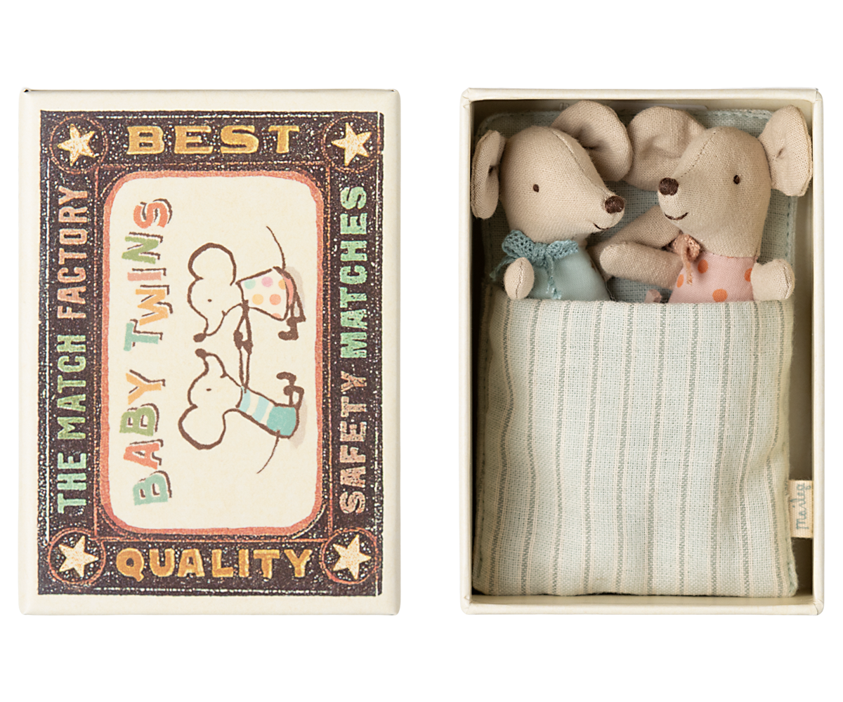 baby mice | twins in matchbox