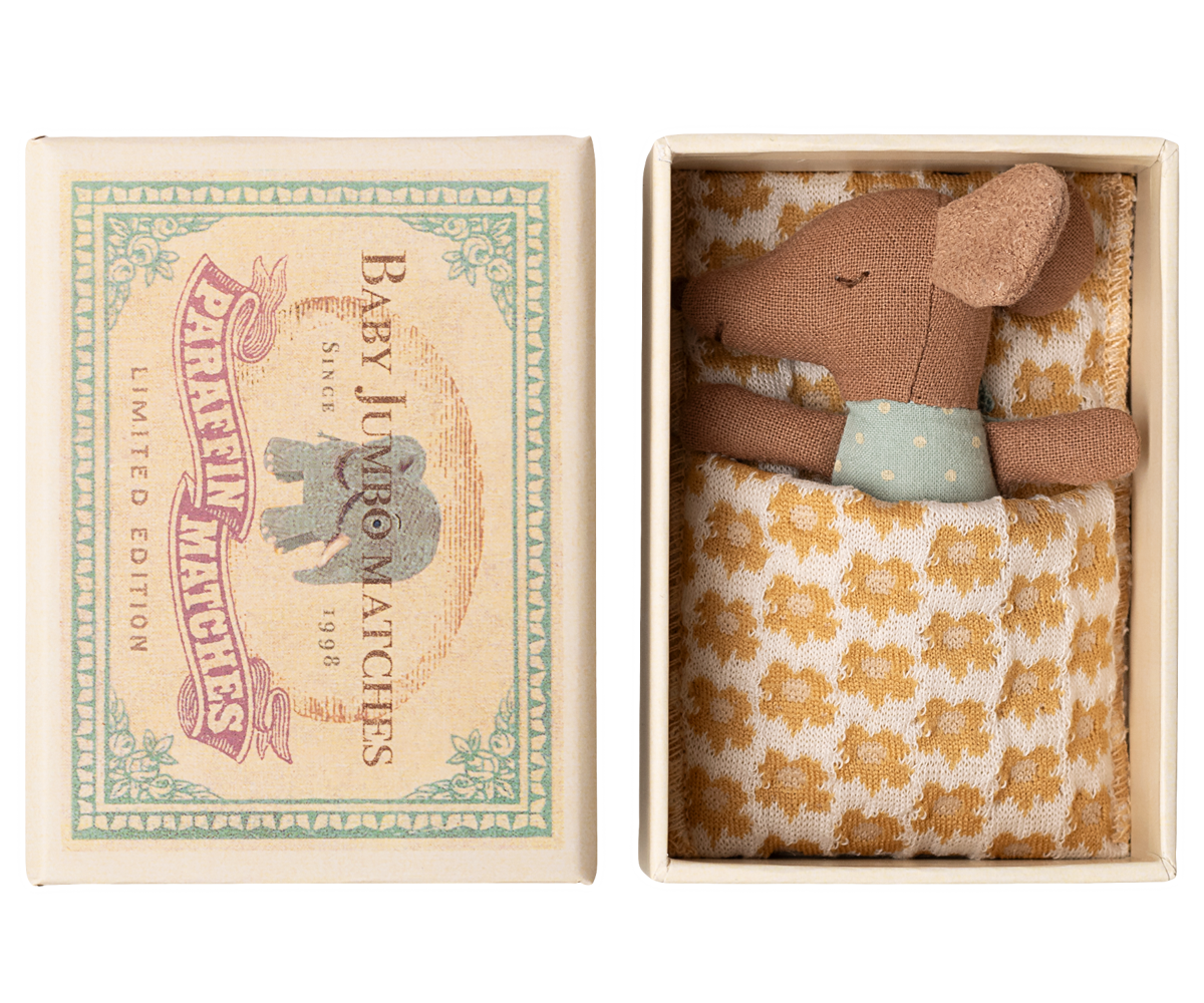 baby mouse | sleepy/wakey in matchbox - blue