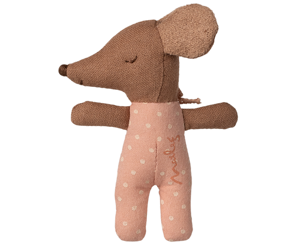 baby mouse | sleepy/wakey in matchbox - rose
