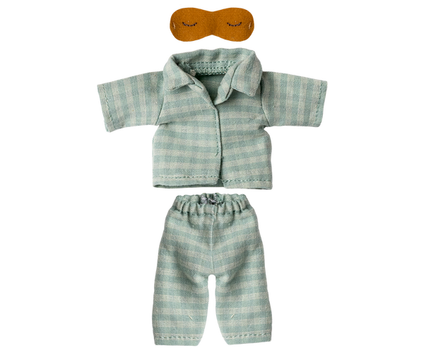dad mouse | pyjamas - mint/sand