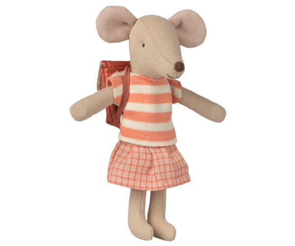 big sister | tricycle mouse - coral