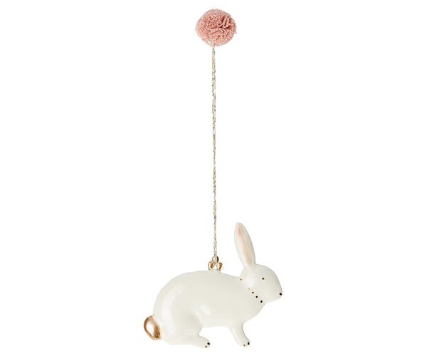 metal ornament set | easter bunny - 5 pieces
