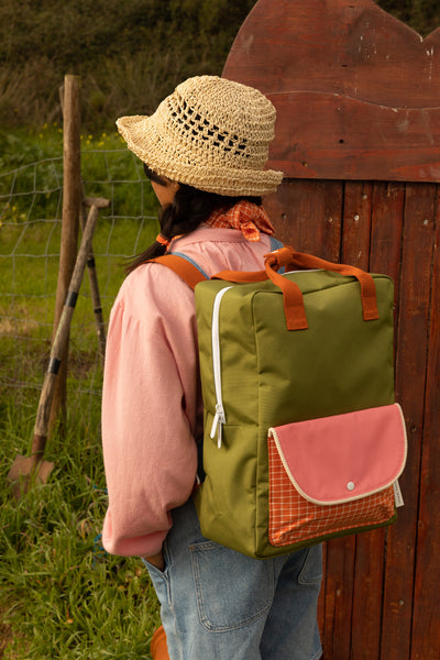large backpack | farmhouse • envelope - sprout green