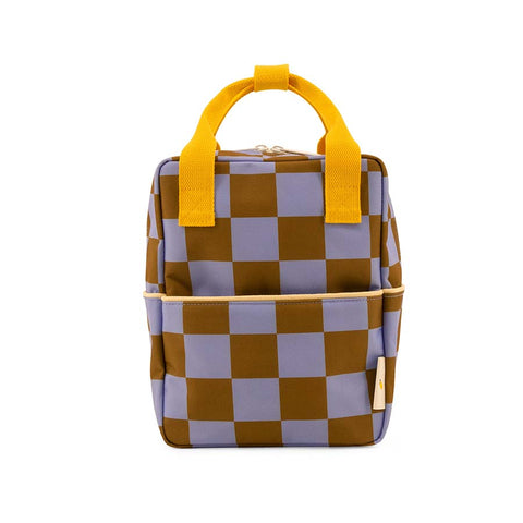 Checkerboard Light Blue Backpack for Sale by ApricotBlossom