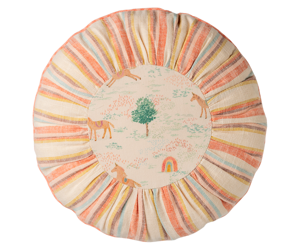 cushion | round small - unicorn