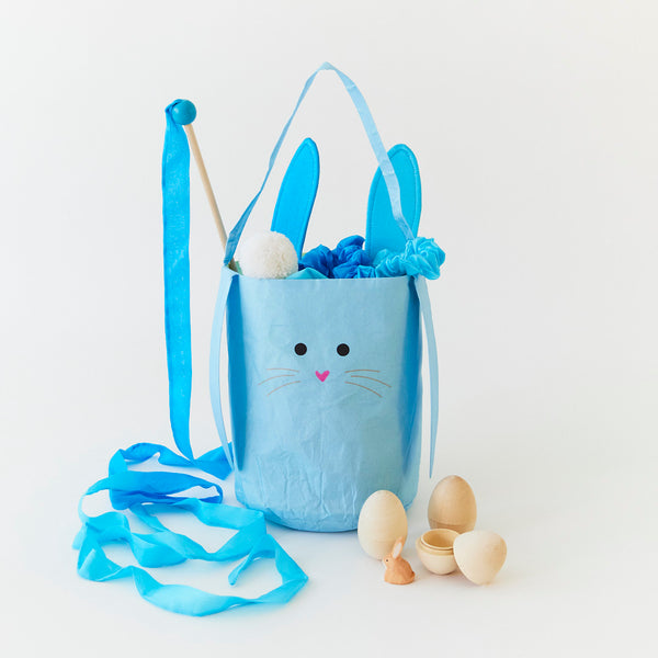 bunny basket | blue