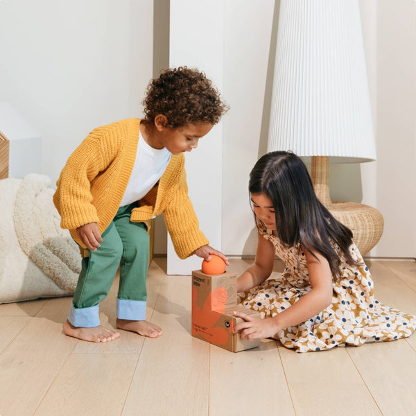 montessori-inspired L shaped box | b is for ball® - 3-ball set