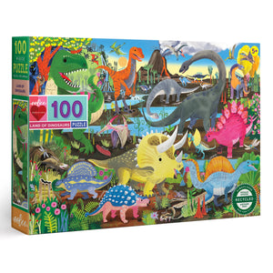 100 piece puzzle | land of dinosaurs