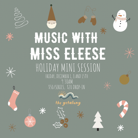 music with miss eleese | holiday mini session