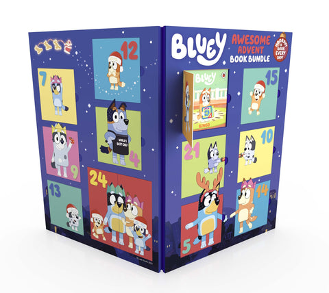 bluey: awesome advent calendar book bundle