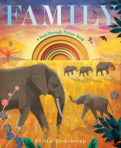 family: a peek-through picture book