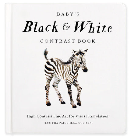 baby's black and white contrast book