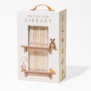 our very little library board book set