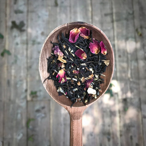 herbal "tea" blends | rose garden grey organic