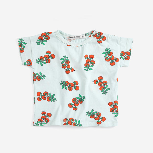 baby t-shirt | juicy tomatoes all over