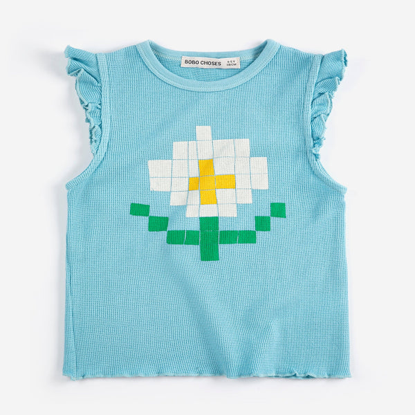 ruffled top | pixel daisy
