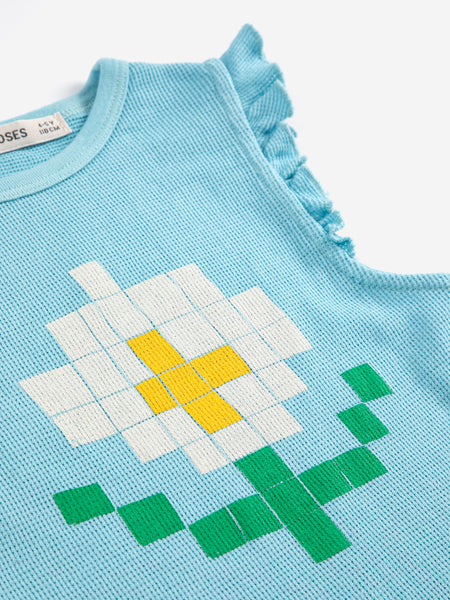 ruffled top | pixel daisy