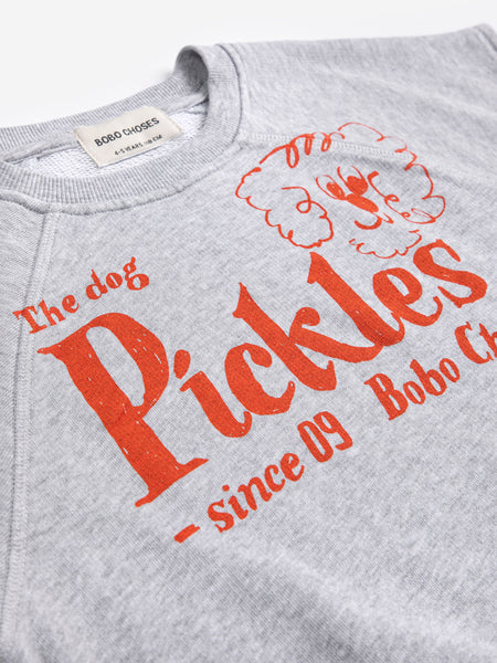 sleeveless sweatshirt | pickles the dog