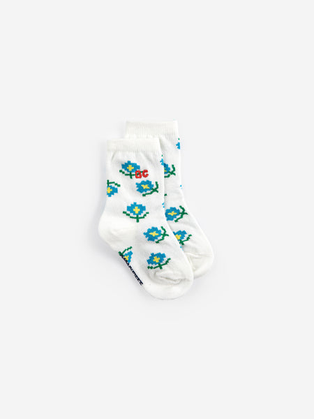 baby short socks pack x2 | flower