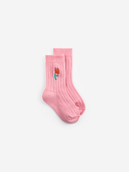 baby short socks pack x2 | flower