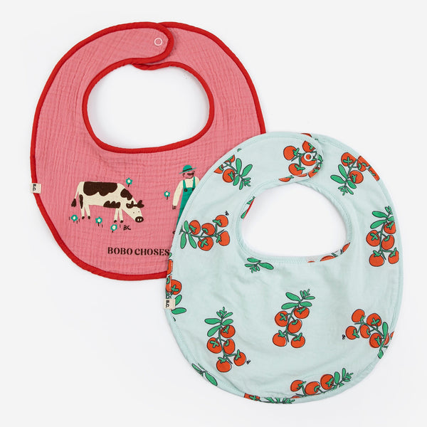 bib set | juicy tomatoes