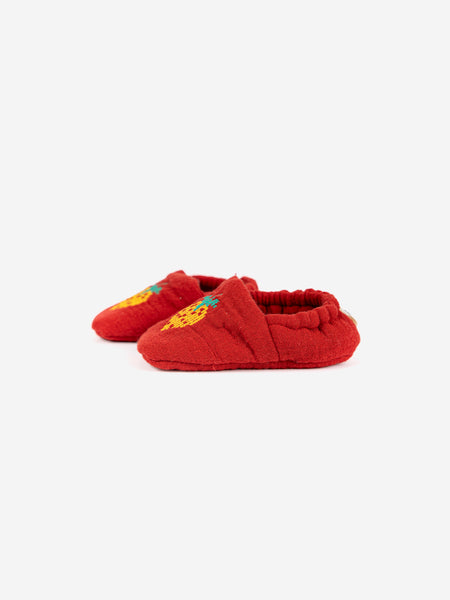 baby slippers | strawberry