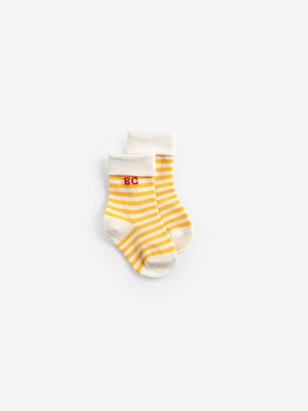 baby short socks pack x2 | pixel strawberry