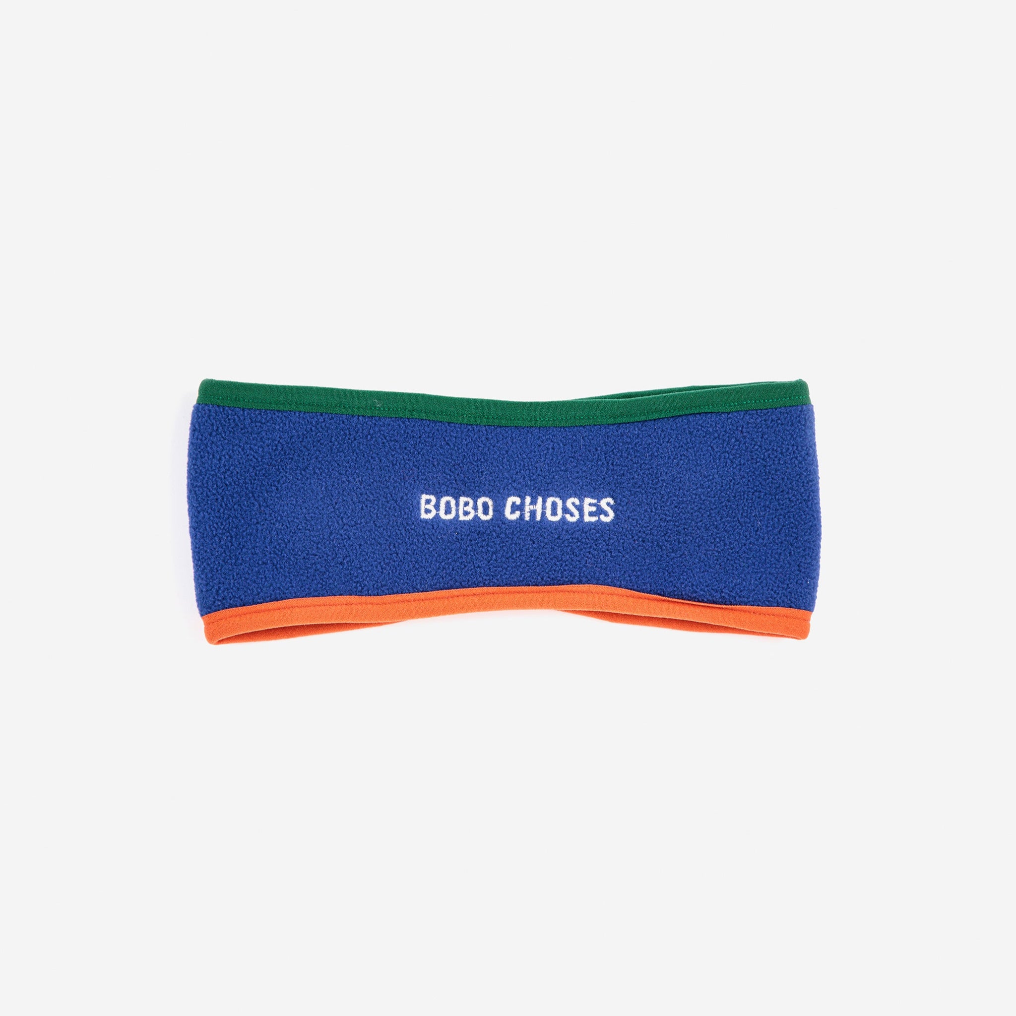 polar fleece headband | bobo choses - blue