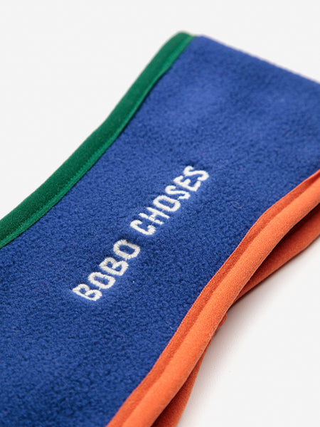 polar fleece headband | bobo choses - blue