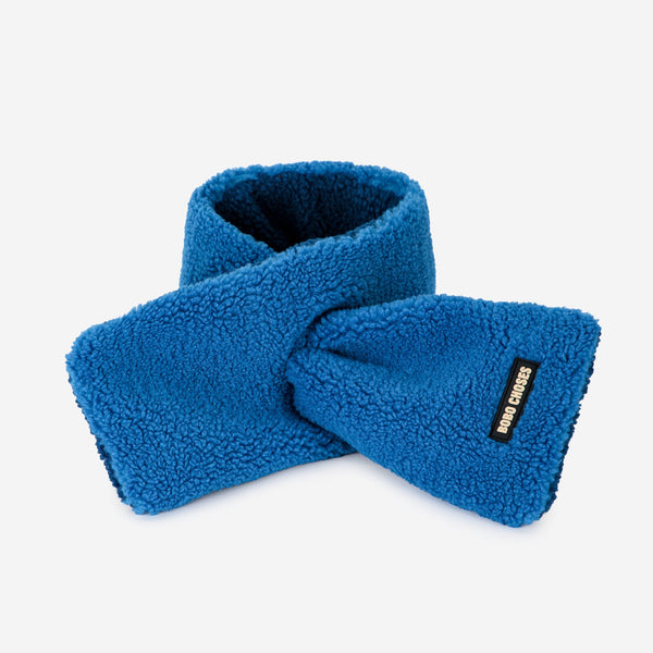 sheepskin neck warmer | bobo choses - blue