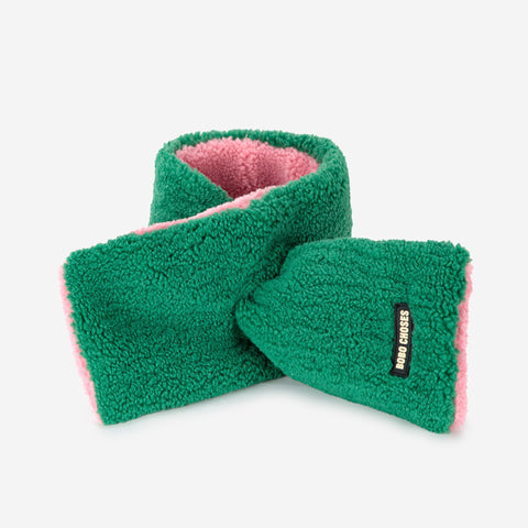 sheepskin neck warmer | bobo choses - pink